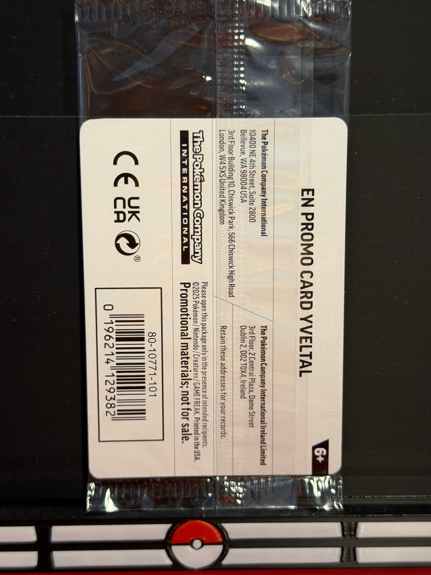 Yveltal | 088/132 | EB Games Promo | Sealed | Mint