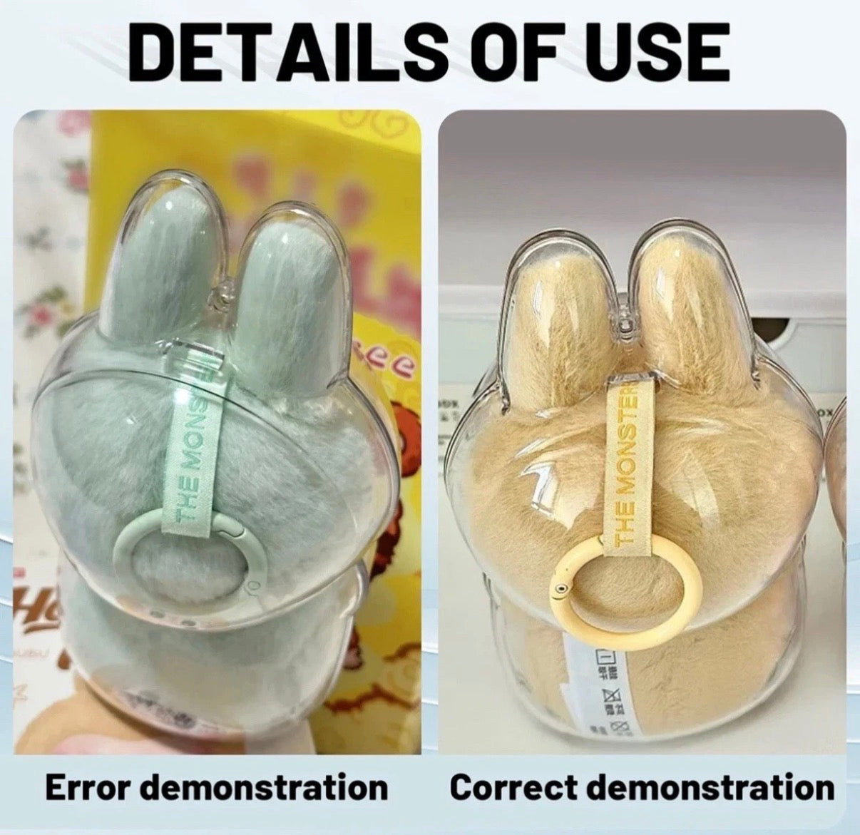 š„Labubu clear protective caseš„