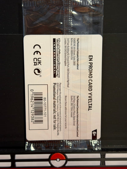 Yveltal | 088/132 | EB Games Promo | Sealed | Mint